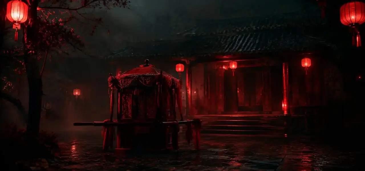 AI黄果 - 诡嫁 AI黄果推荐《诡嫁》悬疑短剧主视觉